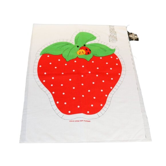 Vintage Strawberry Shortcake Pillow - Strawberry Shortcake - Cut and Sew - Ladyb - Picture 1 of 3
